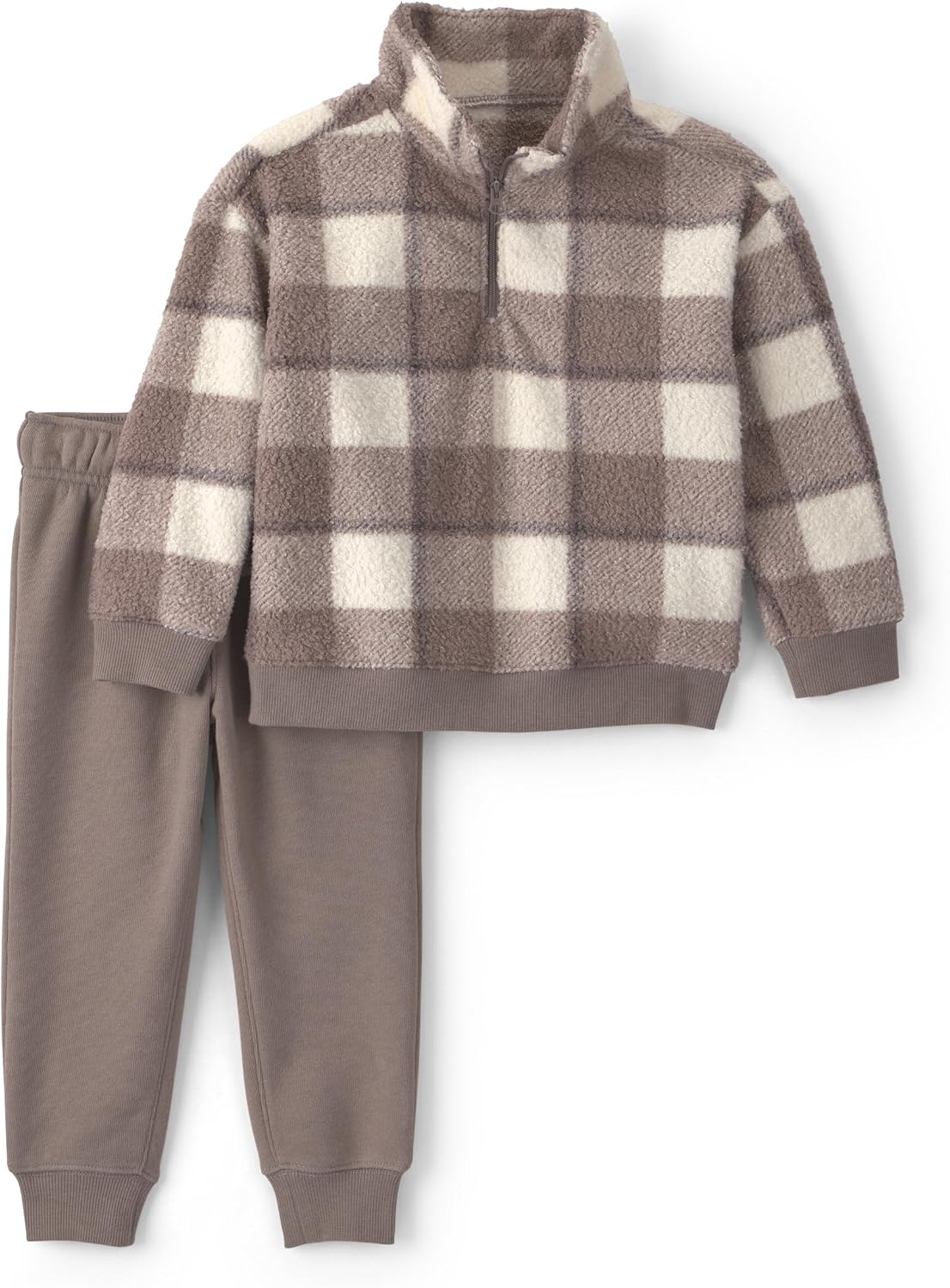 Carter's Baby Boys' 2-piece Pant Set Navy Blue Grey Little Champ Print