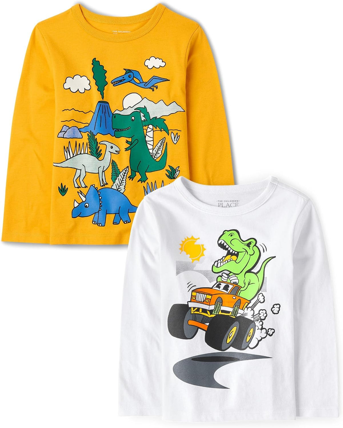 The Children's Place,Baby Boys,and Toddler Assorted Everyday Long Sleeve Graphic T-Shirts
