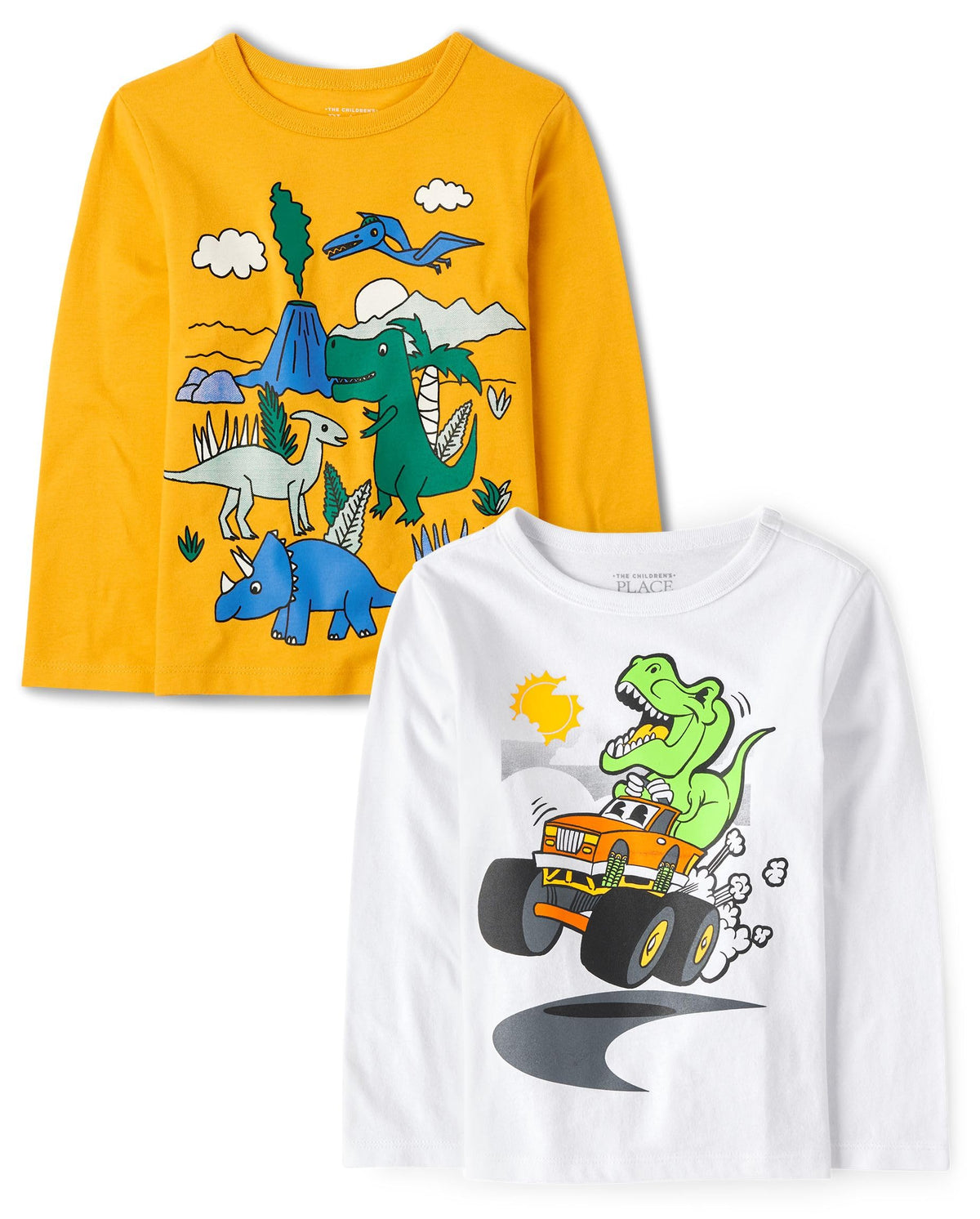 The Children's Place,Baby Boys,and Toddler Assorted Everyday Long Sleeve Graphic T-Shirts