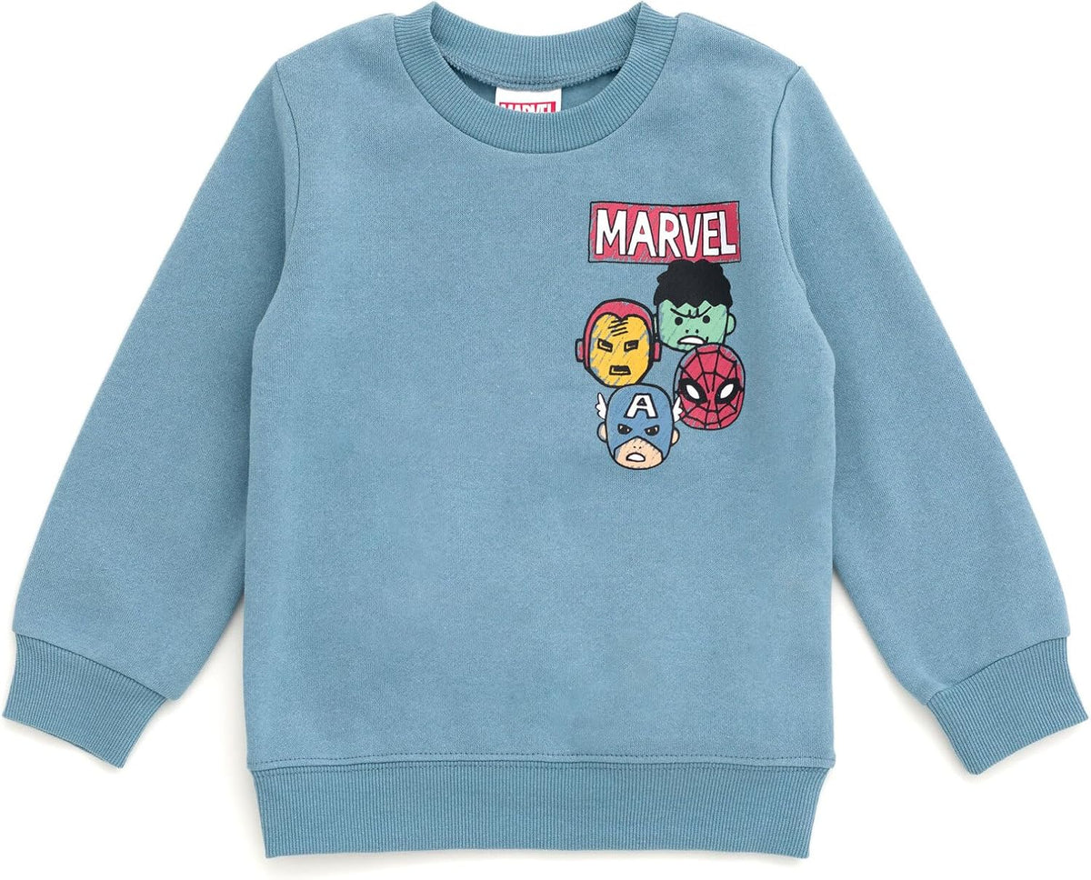 Marvel Comics Boys' Fleece 2-Piece Sweatshirt and Pants Set