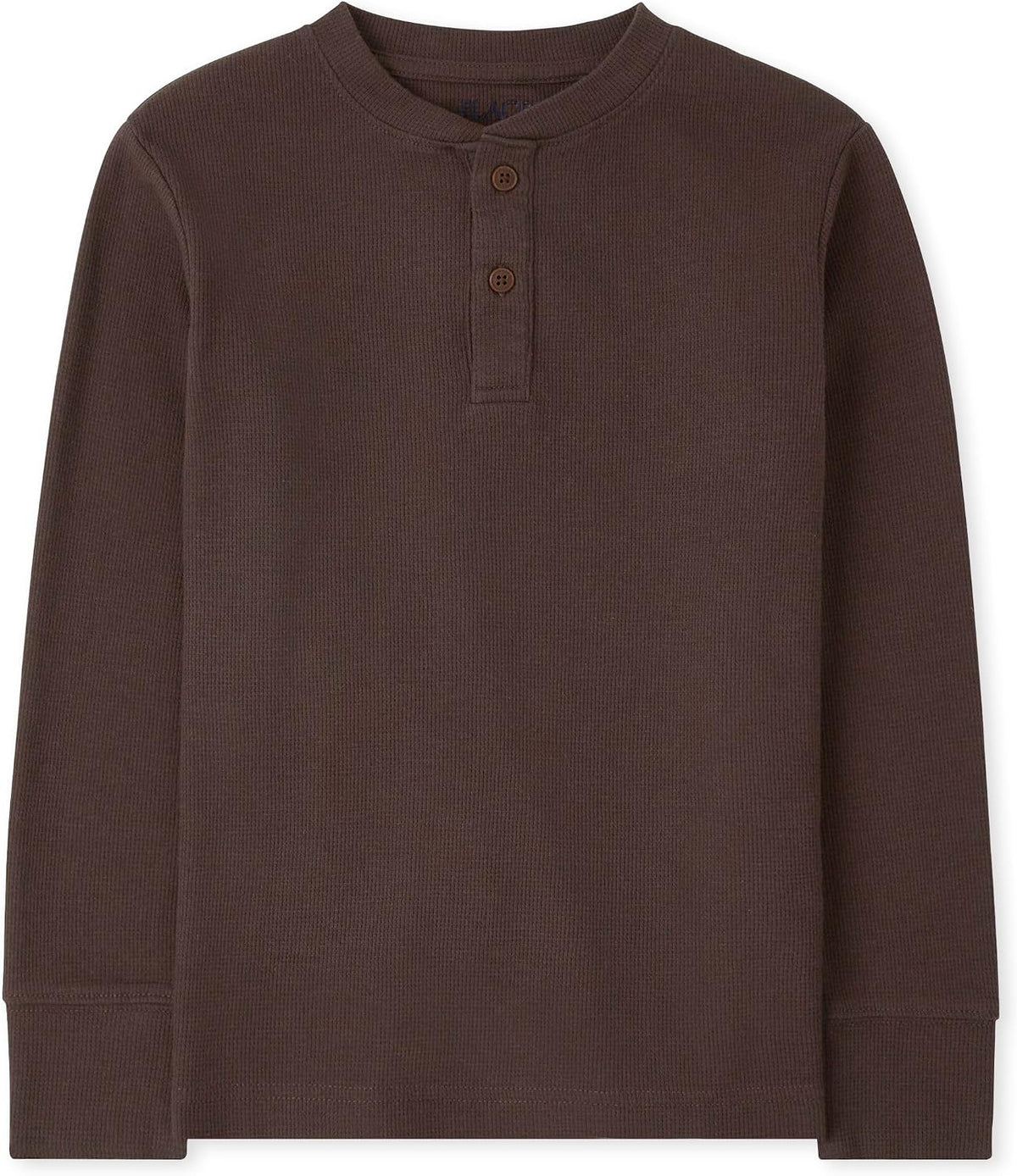 The Children's Place boys Long Sleeve Thermal Henley Shirt