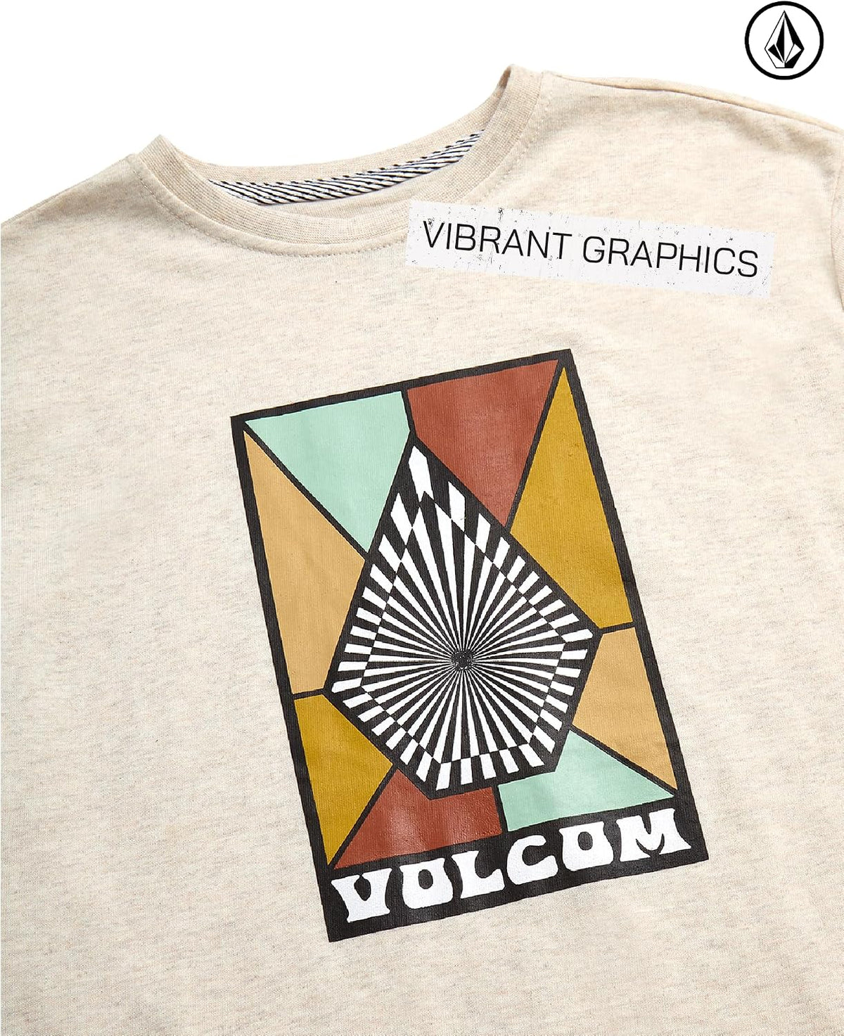 Volcom Boys T Shirt Cotton Blend Short Sleeve Graphic Tees for Boys