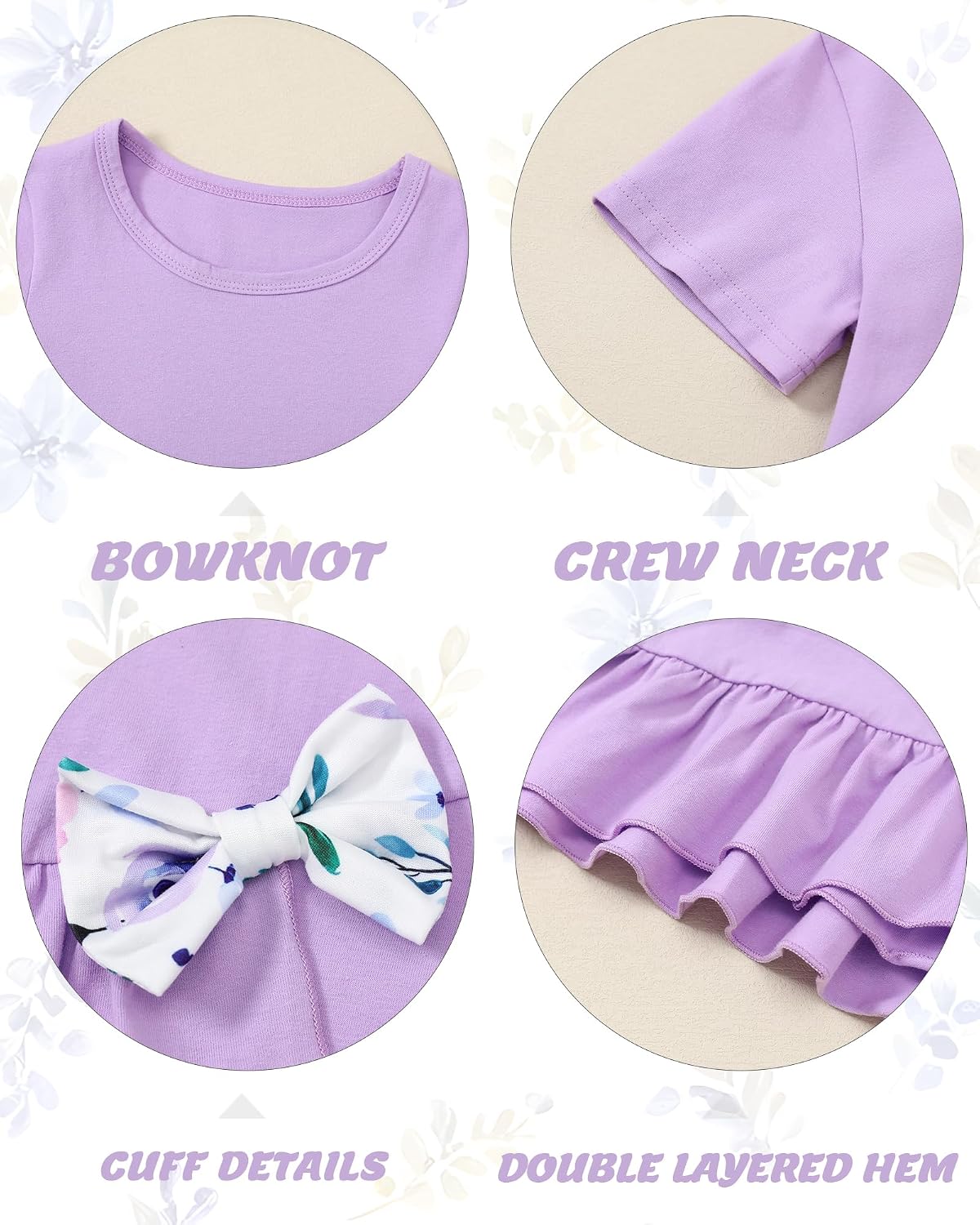 Toddler Girl Clothes 2-8Years Girls Spring Summer Outfit 2Pcs Set