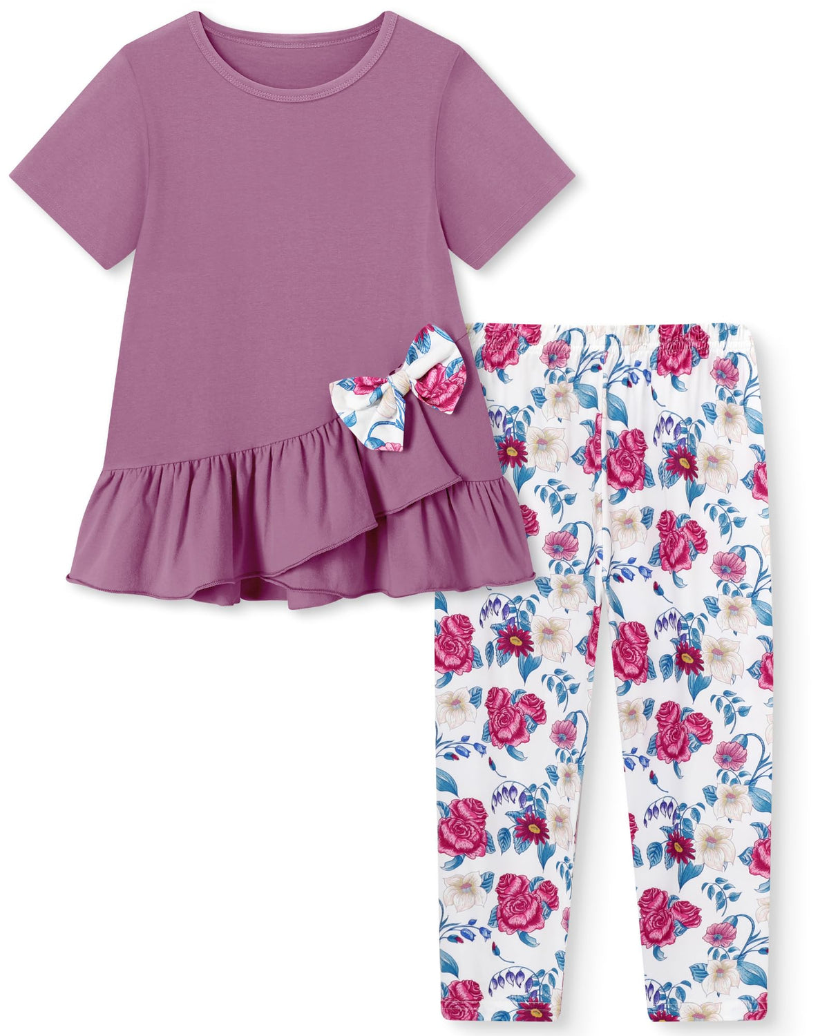 Toddler Girl Clothes 2-8Years Girls Spring Summer Outfit 2Pcs Set
