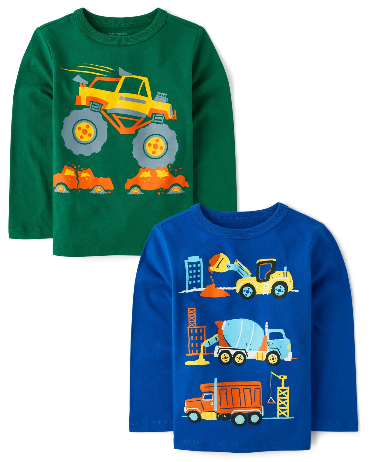 The Children's Place,Baby Boys,and Toddler Assorted Everyday Long Sleeve Graphic T-Shirts