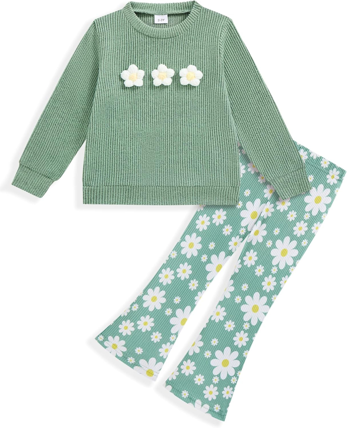 Vibebox Toddler Baby Girl Clothes Fall Winter Outfits Gift for Girls 12M-5T