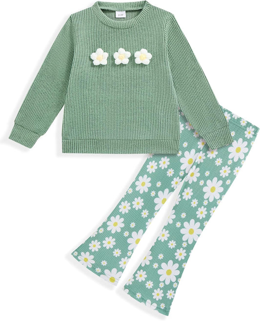 Vibebox Toddler Baby Girl Clothes Fall Winter Outfits Gift for Girls 12M-5T