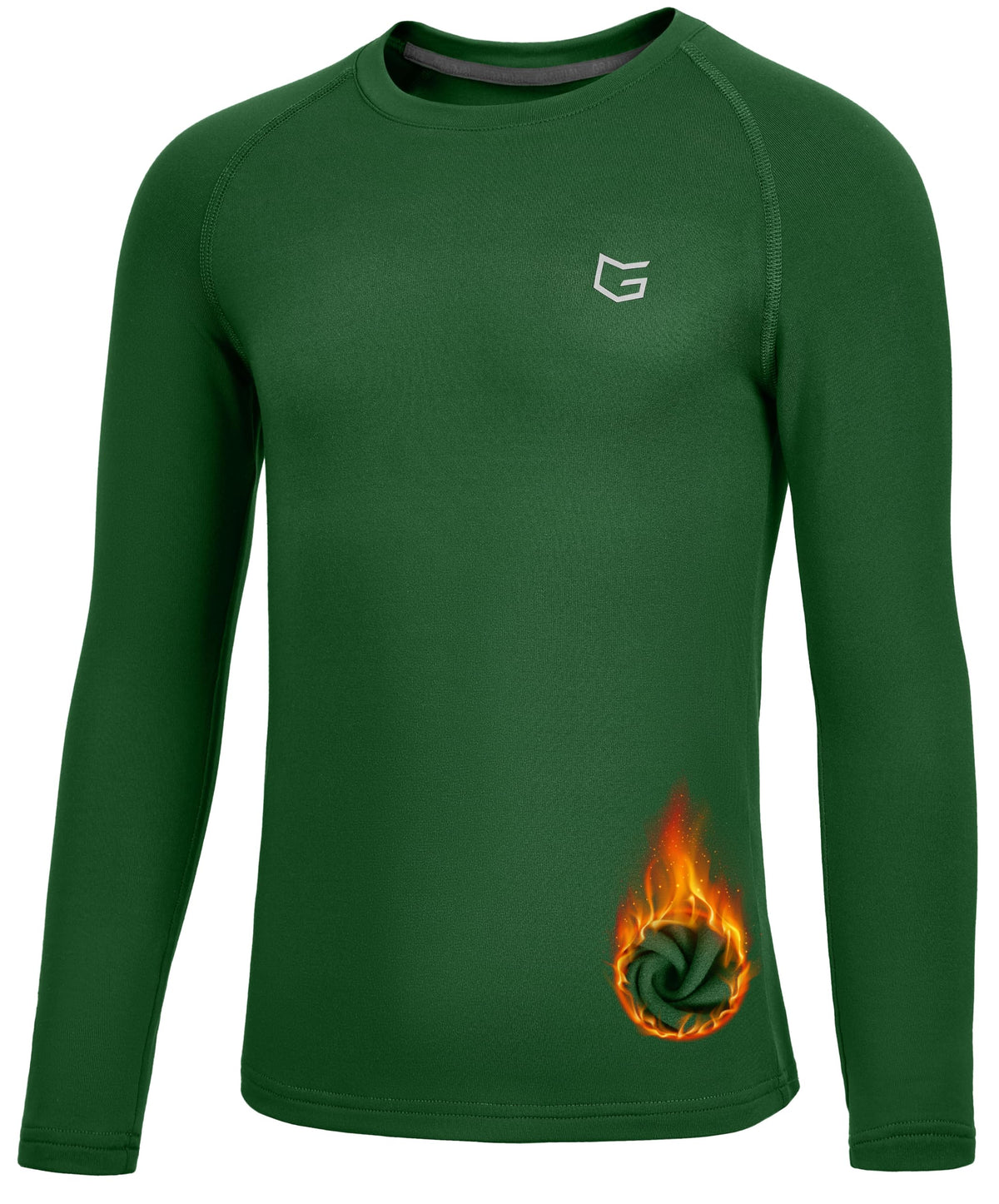 G Gradual Youth Boys Compression Thermal Shirt Long Sleeve