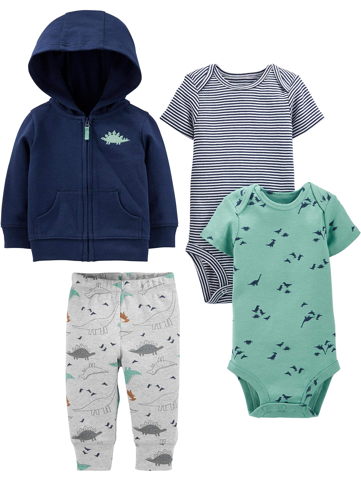 Simple Joys by Carter's Baby Boys 4-piece Jacket, Pant, and Bodysuit Set