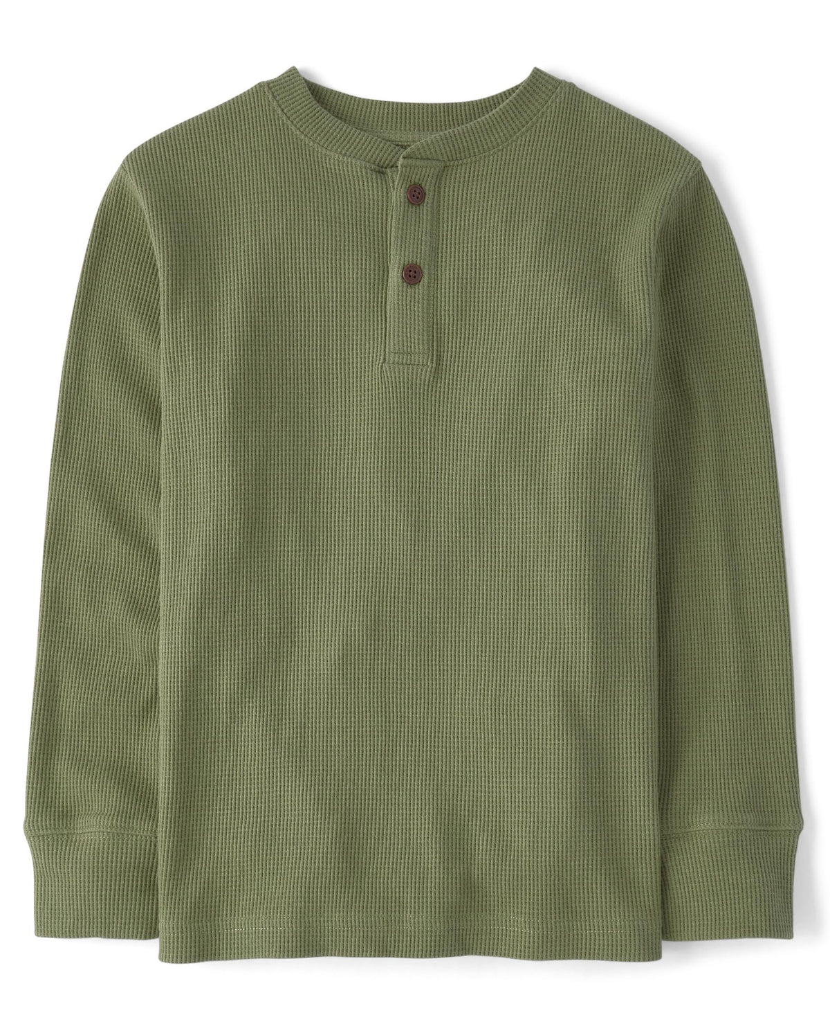 The Children's Place boys Long Sleeve Thermal Henley Shirt