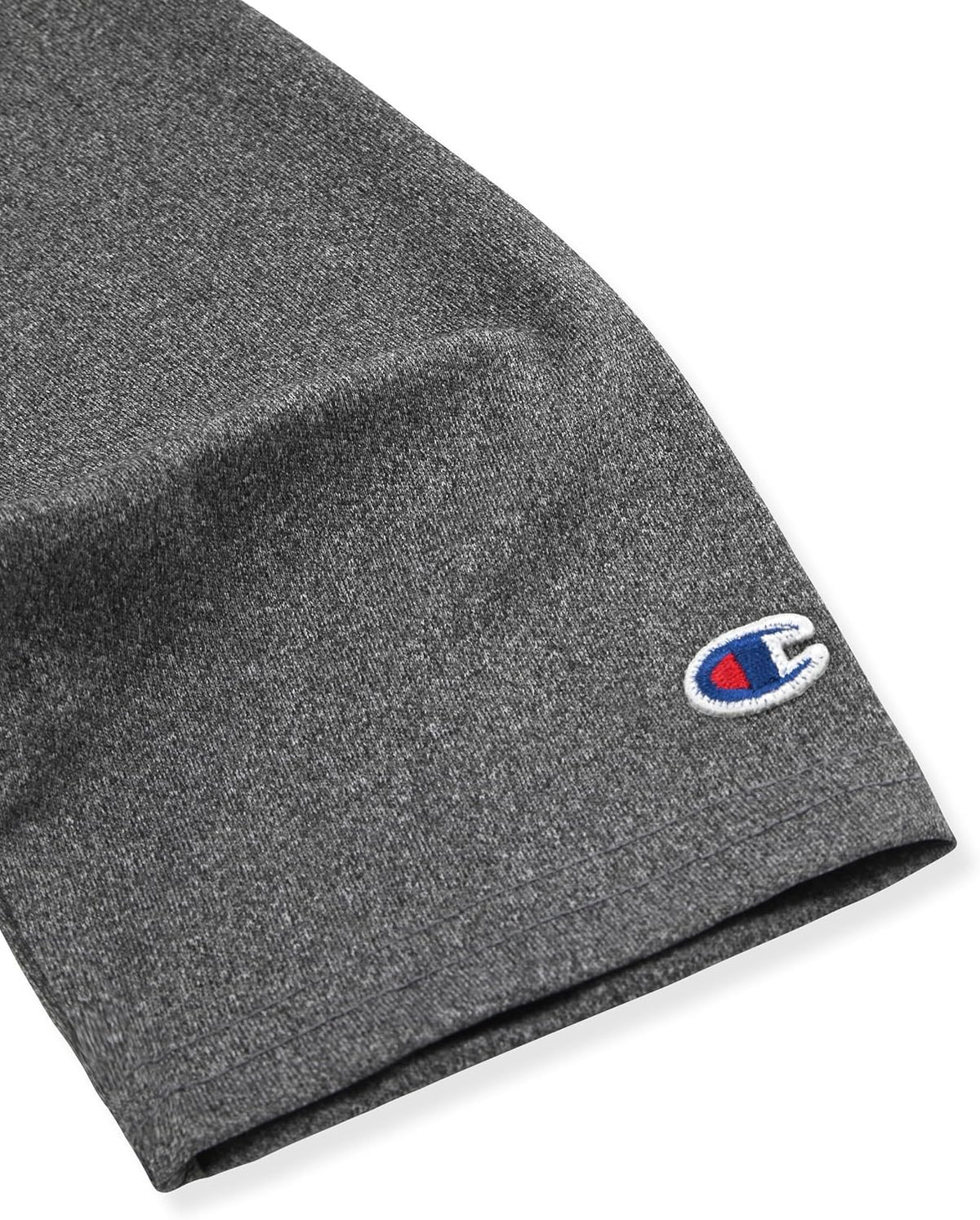Champion Boys Long Sleeve Hooded Tee Shirt Lightweight Tech Fabric Athletic T-Shirt for Kids