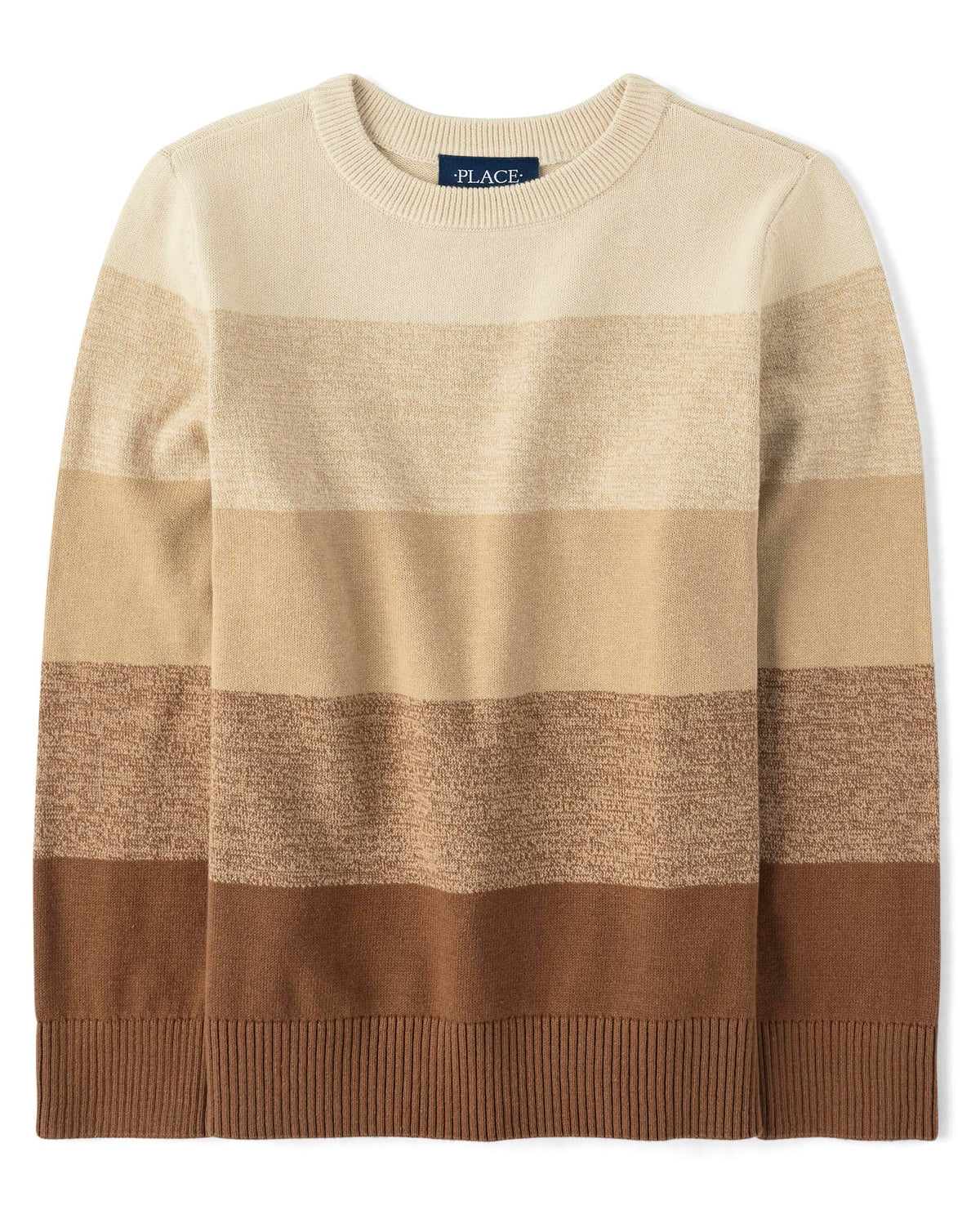The Children's Place Boys Long Sleeve Crew Neck Pullover Sweater