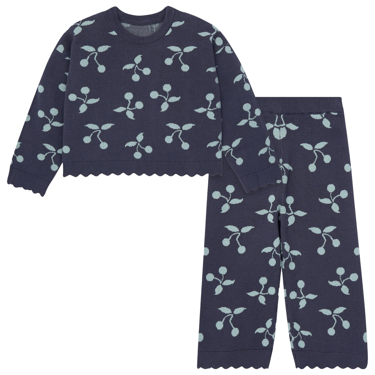 Modern Moments by Gerber Baby Girls Jacquard 2 Piece Sweater Set
