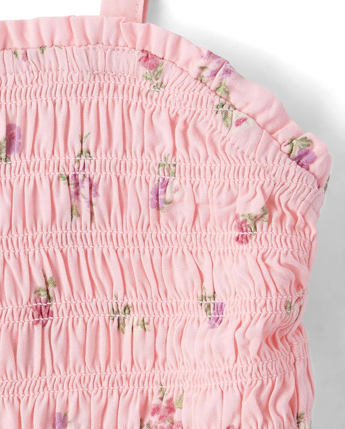 The Children's Place Girls' Smocked Top and Skirt 2 Piece Set