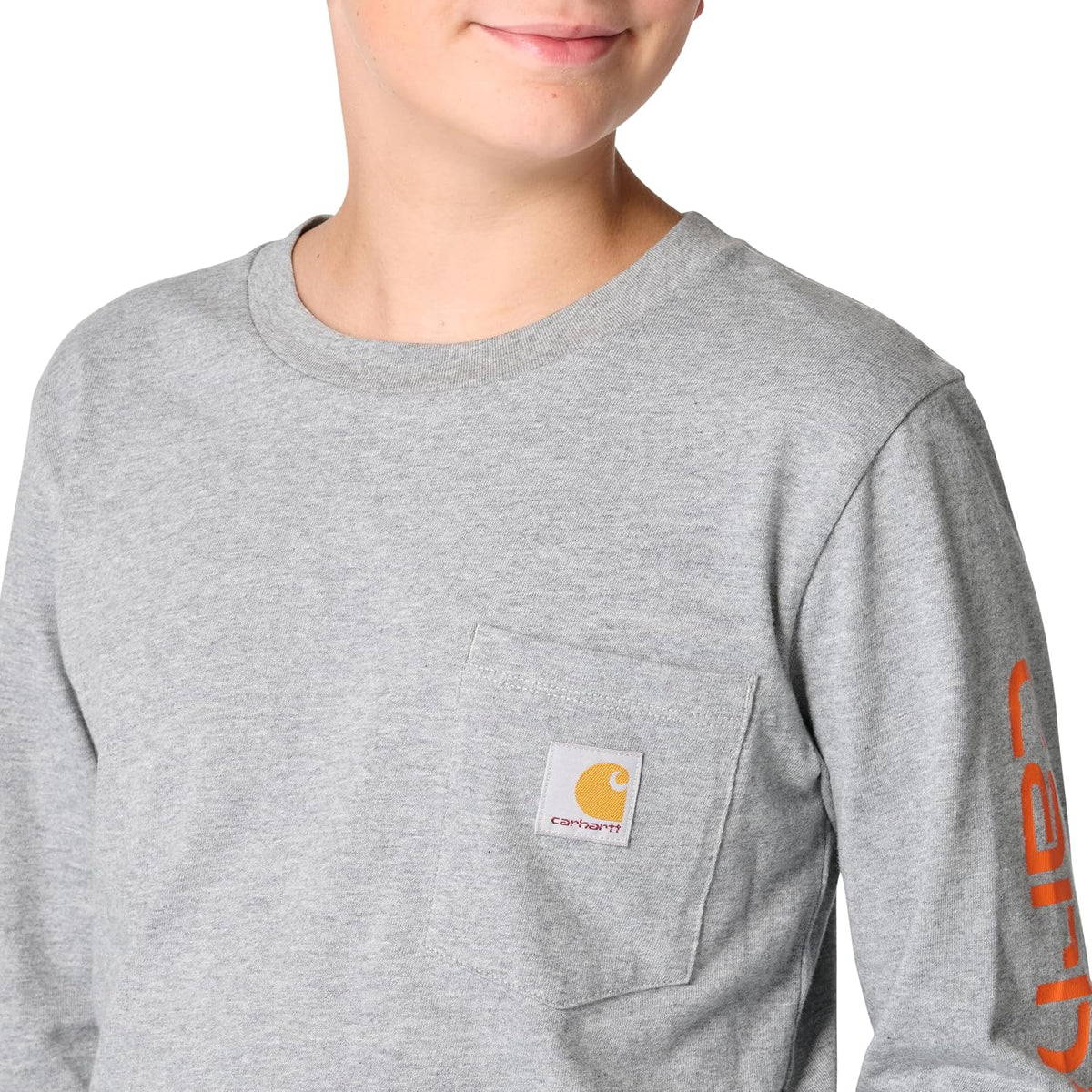 Carhartt Boys Long-Sleeve Pocket T-Shirt