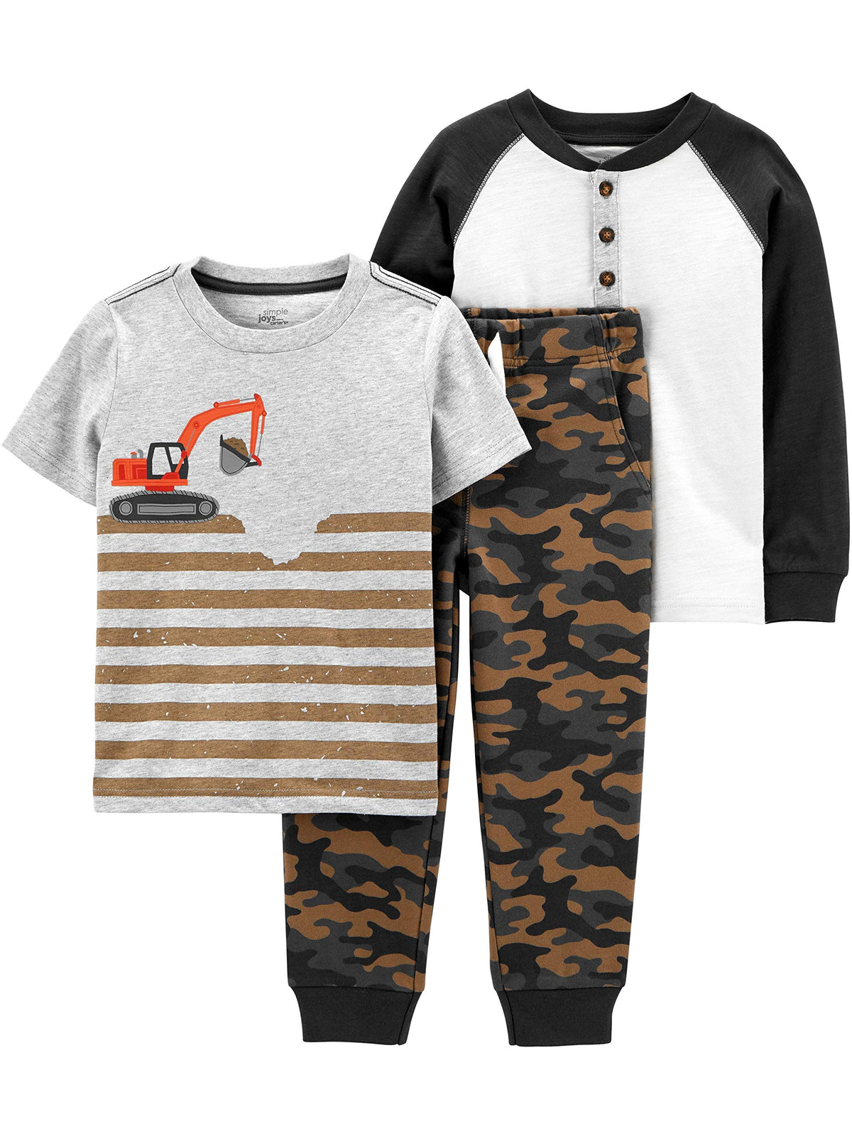 Simple Joys by Carter's Baby Boys 3-piece Playwear Set