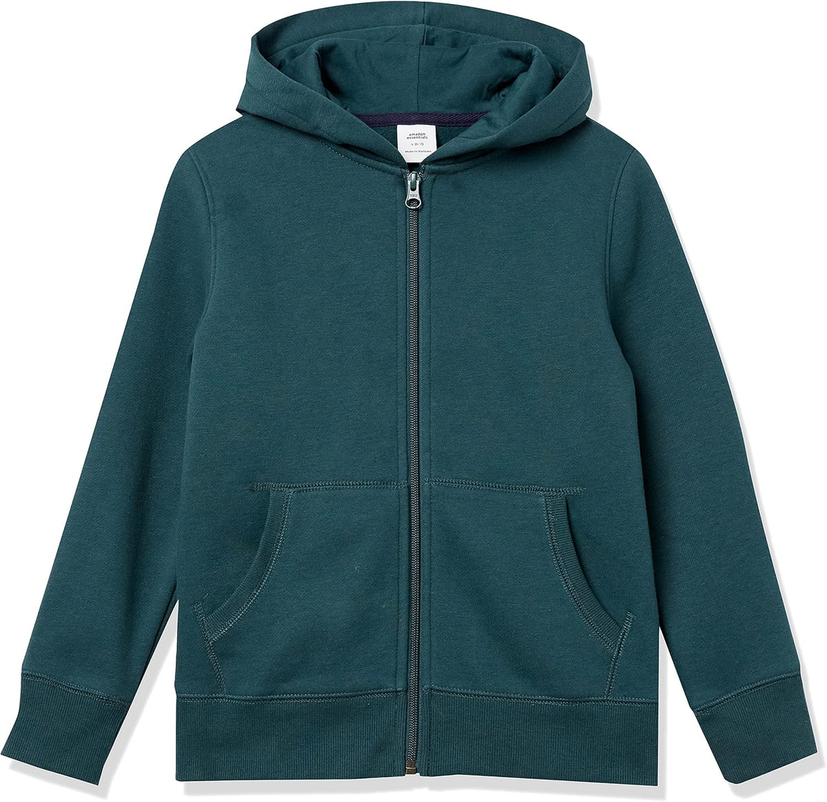Amazon Essentials Boys and Toddlers' Soft Fleece Zip-Up Hoodie Sweatshirt