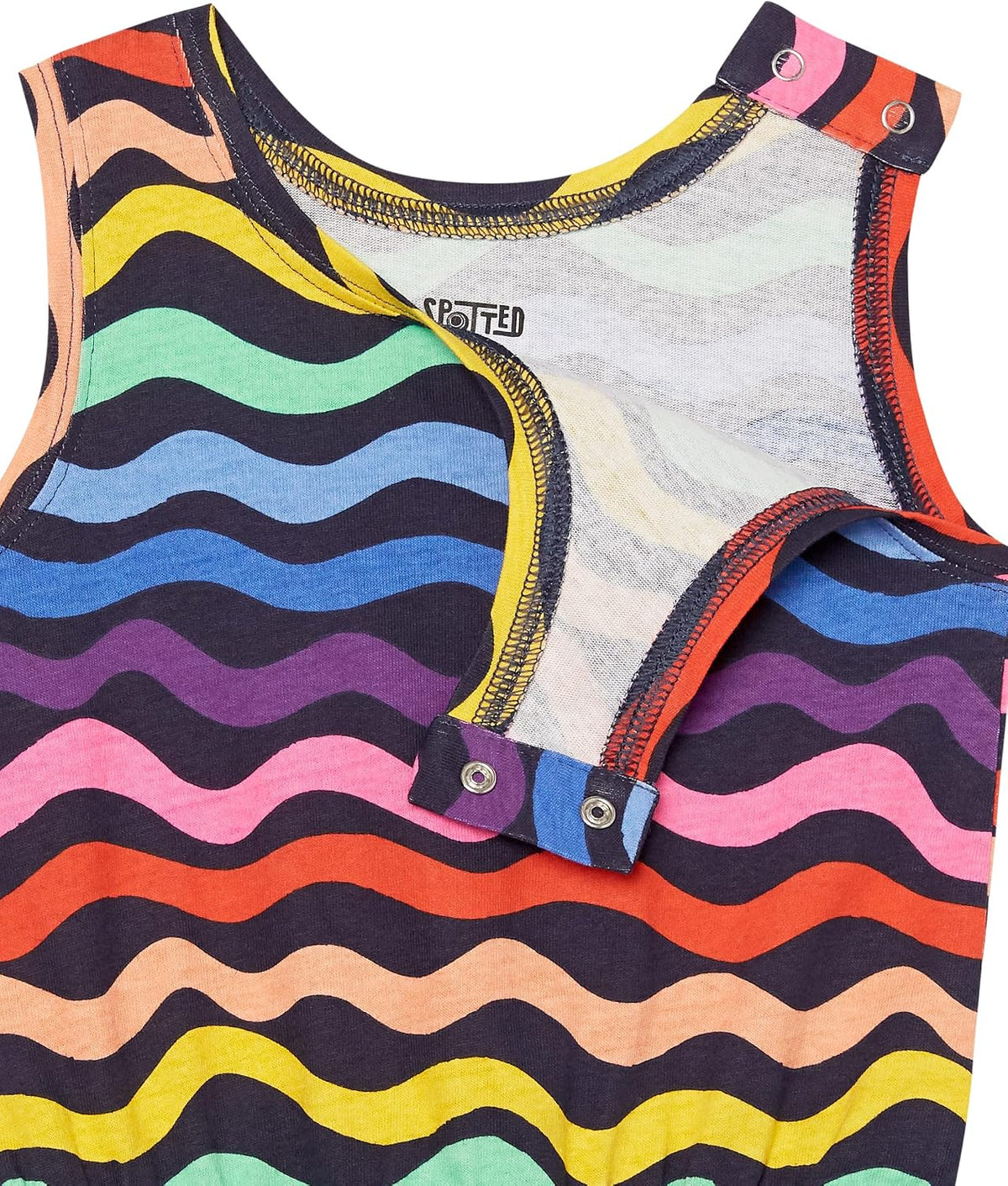 Amazon Essentials Girls and Toddlers' Knit Sleeveless Tank Rompers with Pockets, Pack of 2