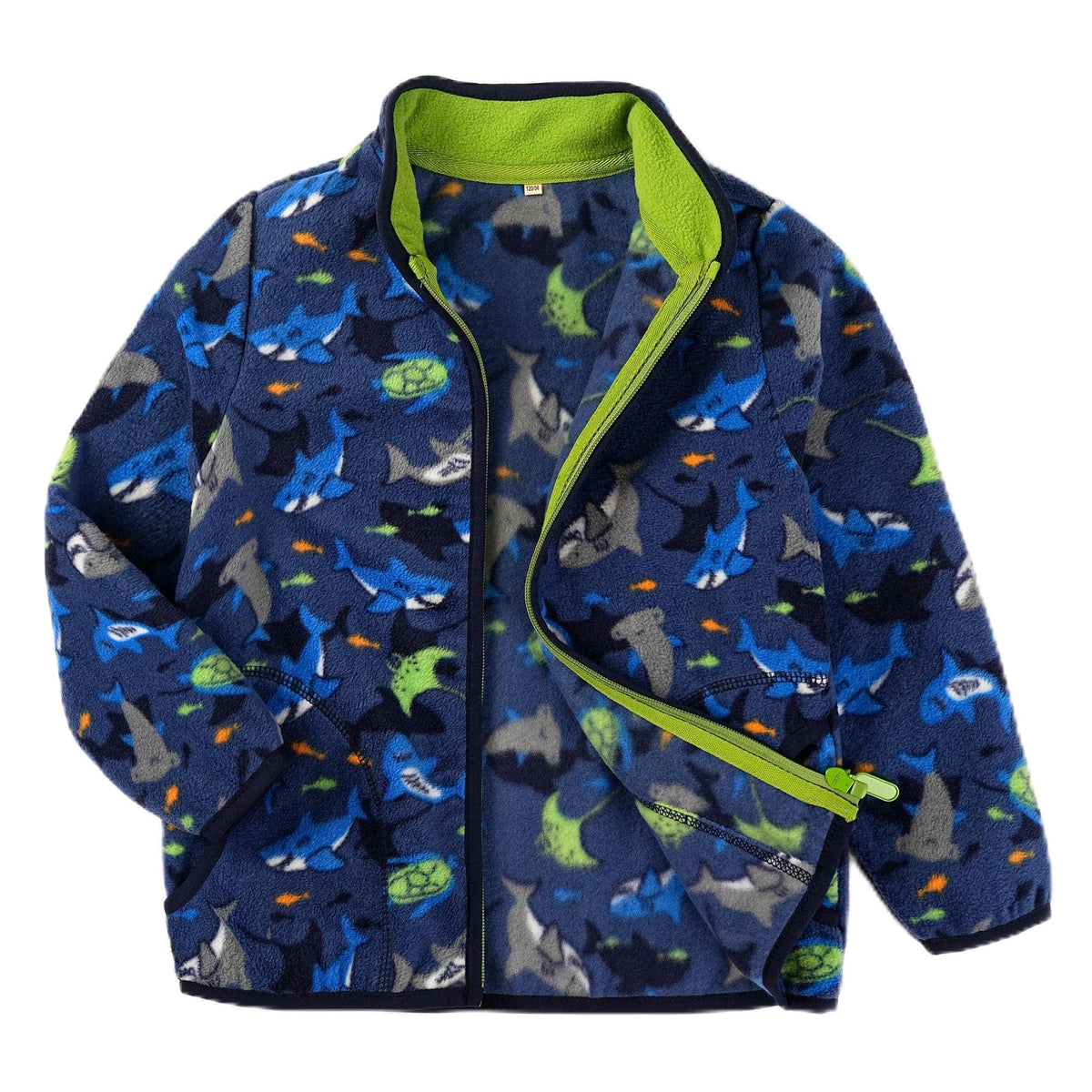 Toddler Boys Girls Fleece Jacket Lightweight Fall Spring 2-12 Years