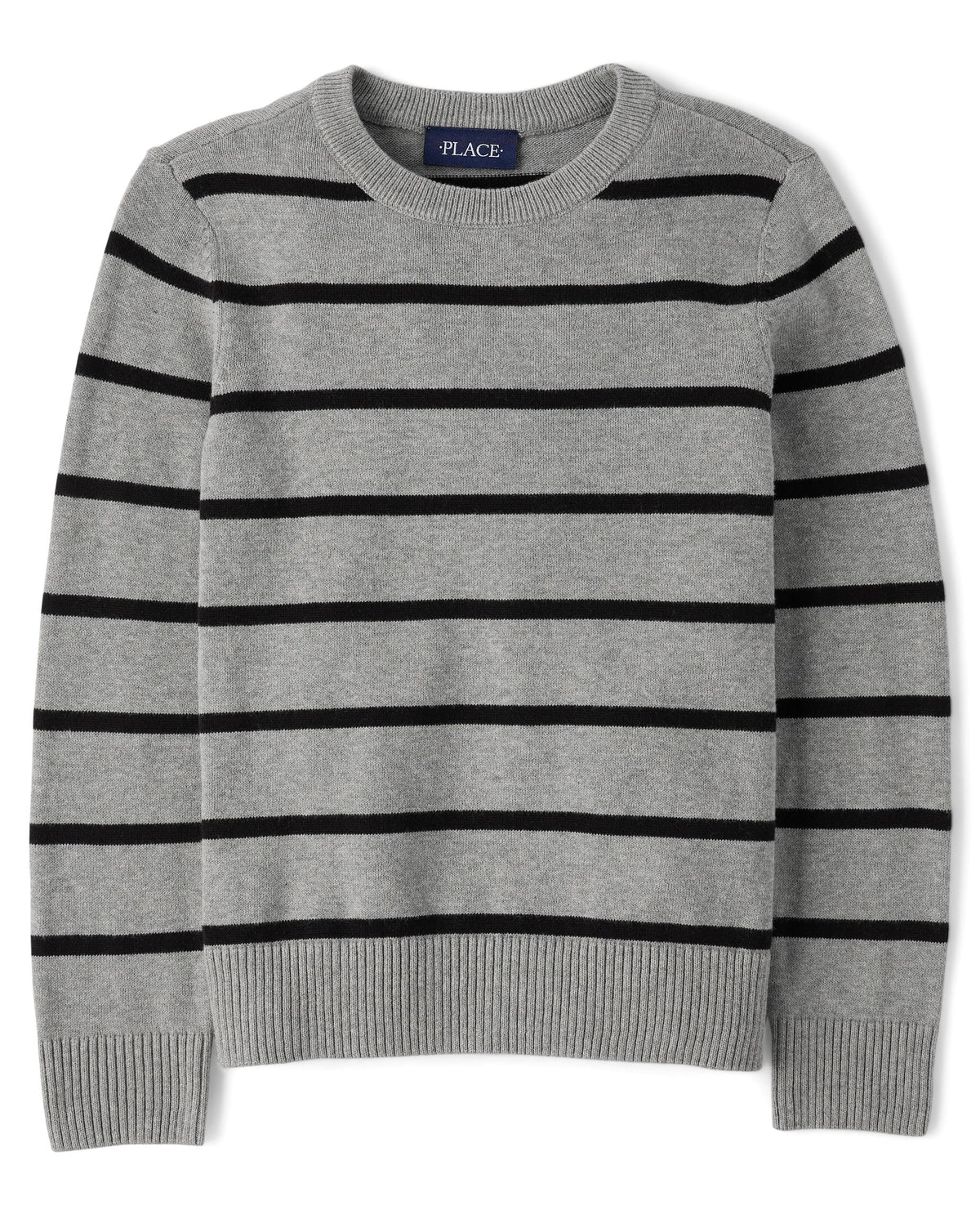 The Children's Place Boys Long Sleeve Crew Neck Pullover Sweater