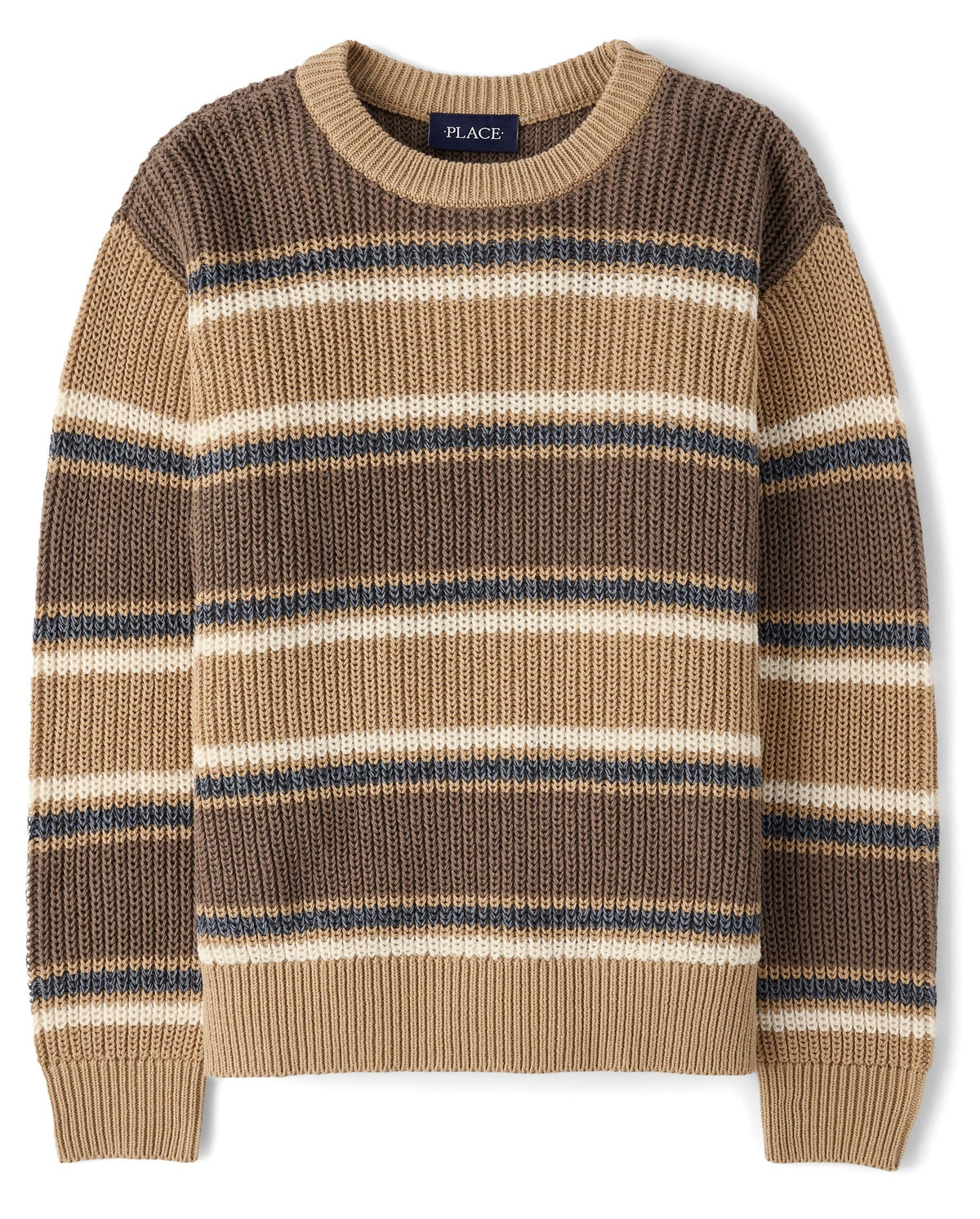 The Children's Place Boys Long Sleeve Crew Neck Pullover Sweater