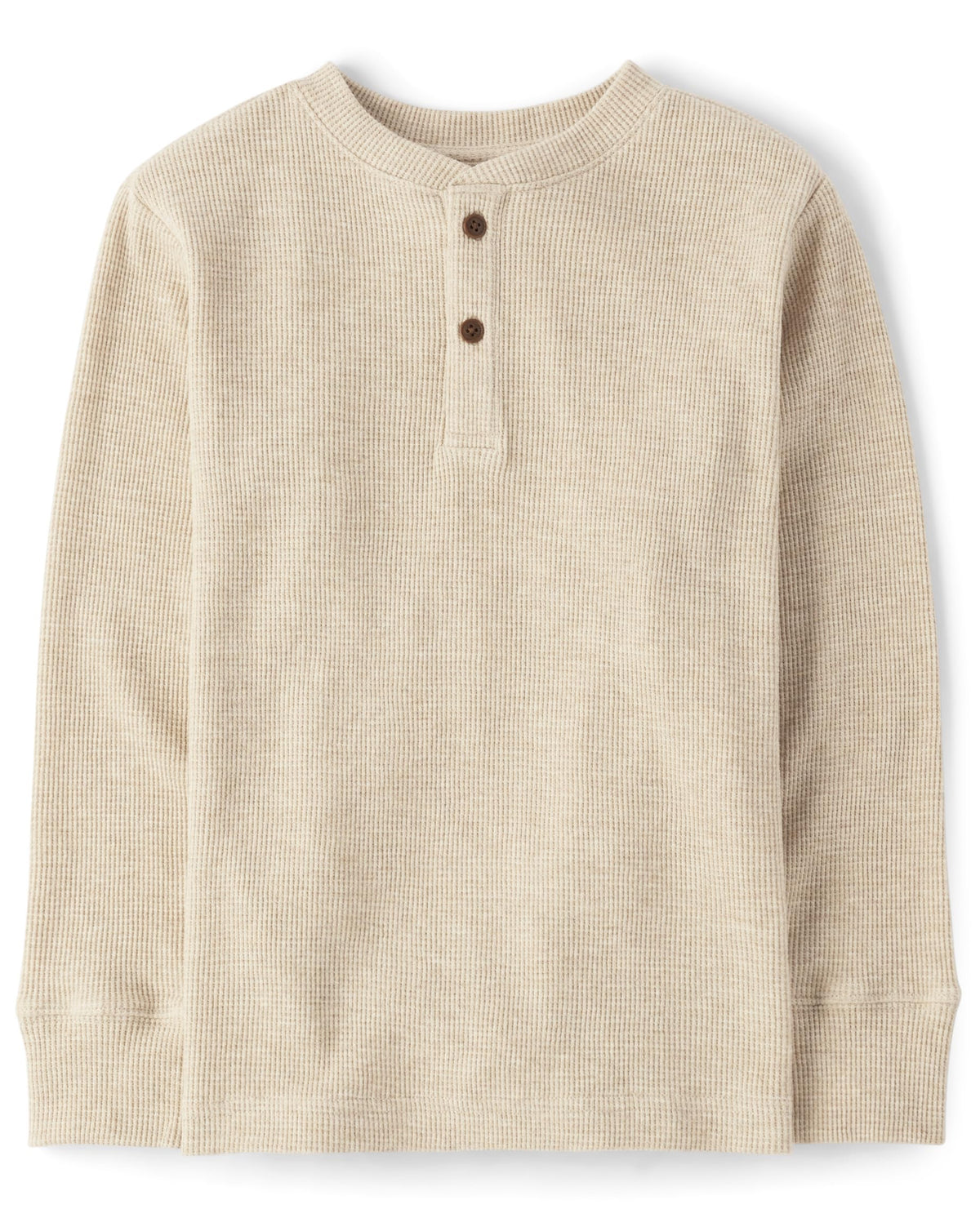 The Children's Place boys Long Sleeve Thermal Henley Shirt