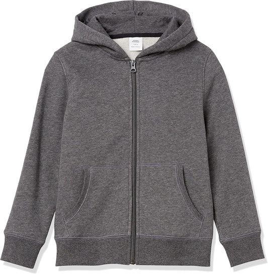 Amazon Essentials Boys and Toddlers' Soft Fleece Zip-Up Hoodie Sweatshirt