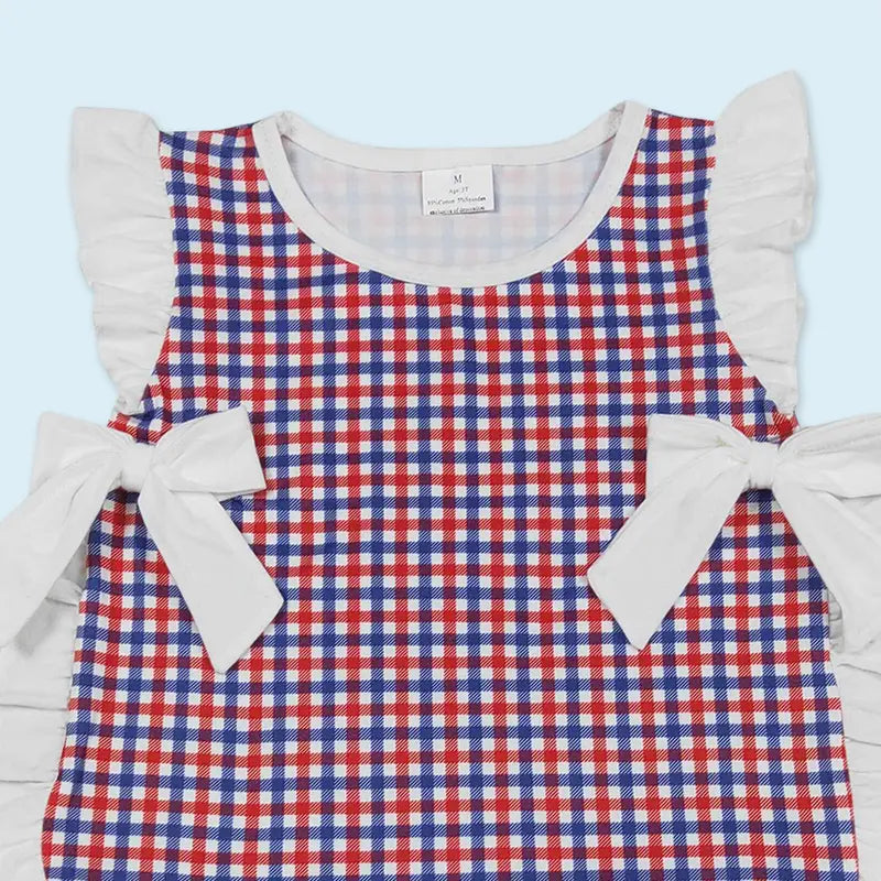 Forth of July kids girls summer outfit